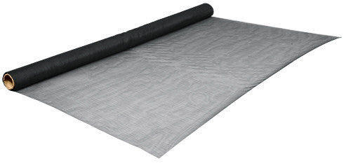 Malla mosquitera, fibra de vidrio, negra, 1.50 x 30 m
