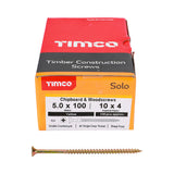 Tornillos para madera y aglomerado 5,0 × 100 mm (PZ)