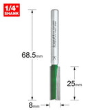 Fresa para fresadora de dos filos Trend 8 mm
