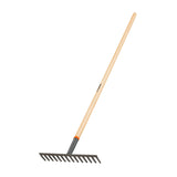 Rastrillo recto de 14 dientes, mango 54"