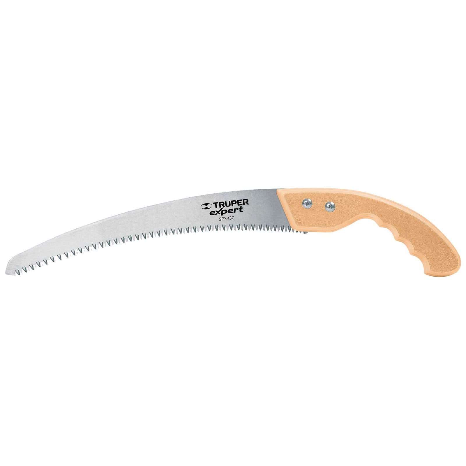 Serrucho de poda 13", hoja curva, 7 DPP, Truper Expert